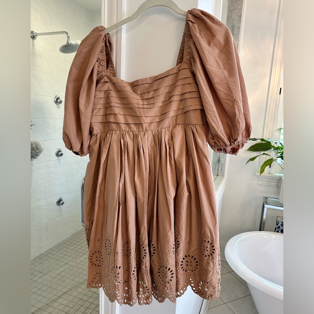 Abercrombie puff sleeve dress